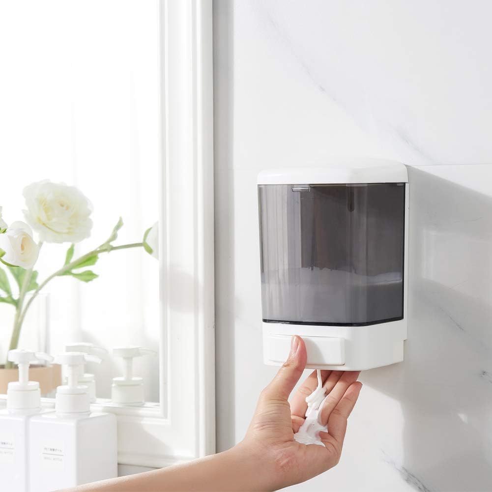 Evhome Manual Soap Dispenser Kitchen Bathroom Wall Mounted Commercial Soap Dispenser for Liquid