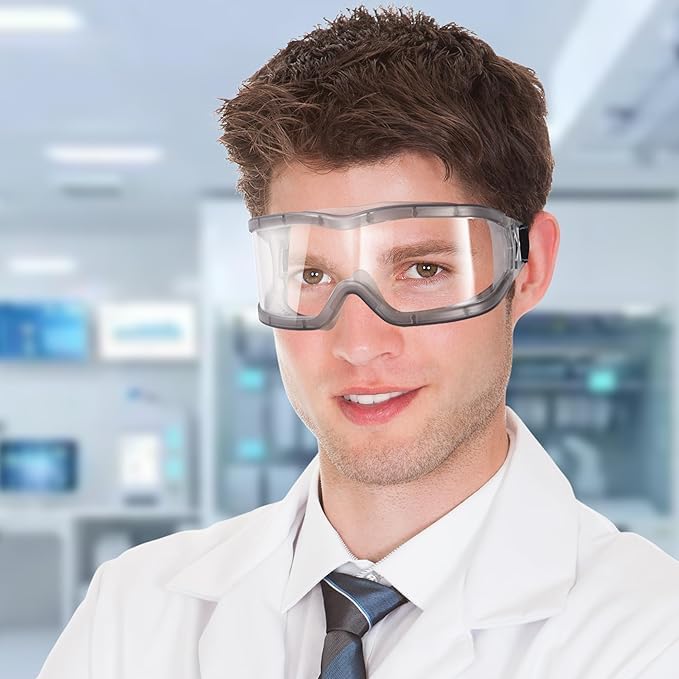 Chemistry Lab Safety Goggles,that Fit Over Glasses,Scientific, Construction, Woodworking