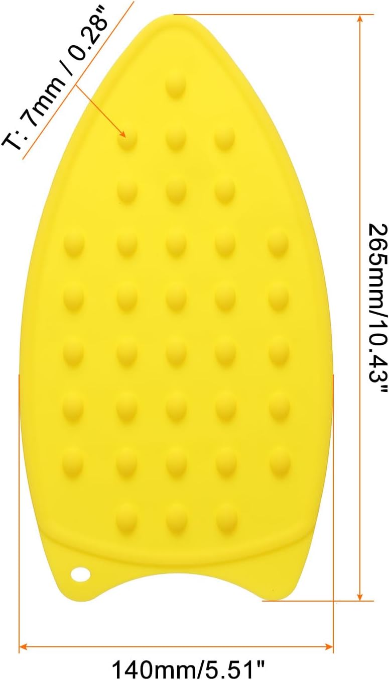 HARFINGTON Silicone Iron Rest Pad, Multipurpose Iron Hot Resistant Mat Iron Rest Plate for Ironing