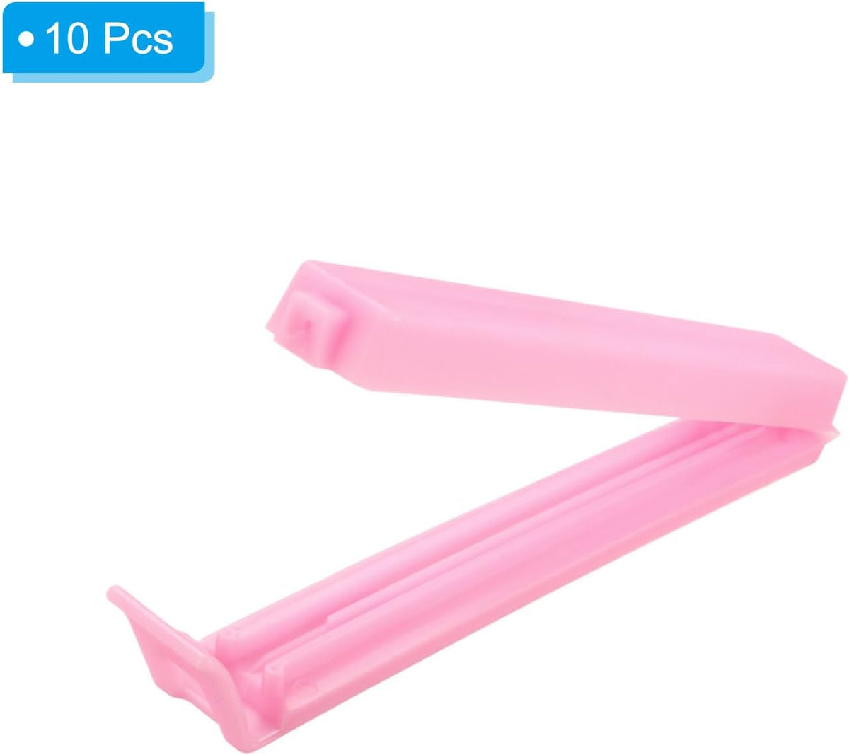 PATIKIL Sealing Clips 4.3 Inch, 10 Pack Reusable Plastic Bag Clip Clamp Sealer for Food Storage