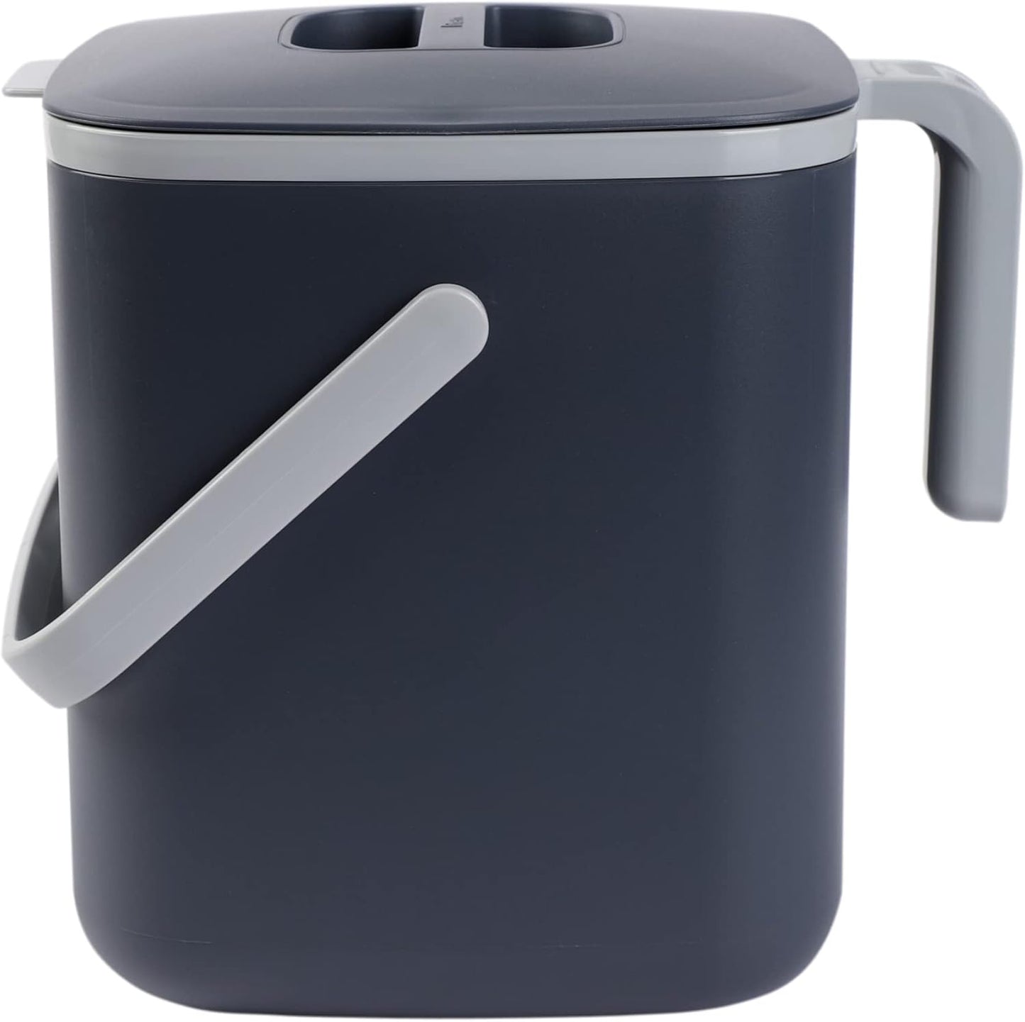 Blue Ginkgo Kitchen Compost Bin [5L / 1.32 GAL] – Filter-Free, Odor-Tight Countertop Food Waste