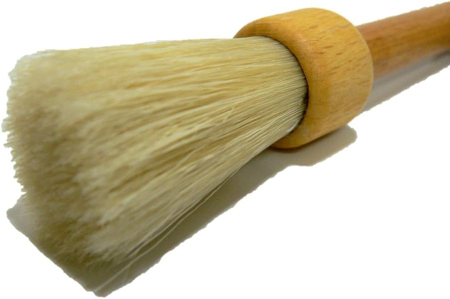 Valentino Garemi Cleaning Brush for Dusting Vintage Collection Picture Frames Genuine Bristles Made