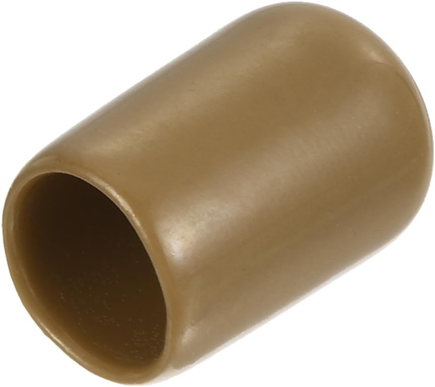 uxcell 20pcs Rubber End Caps 9mm(3/8") ID Vinyl PVC Round Tube Bolt Cap Cover Screw Thread