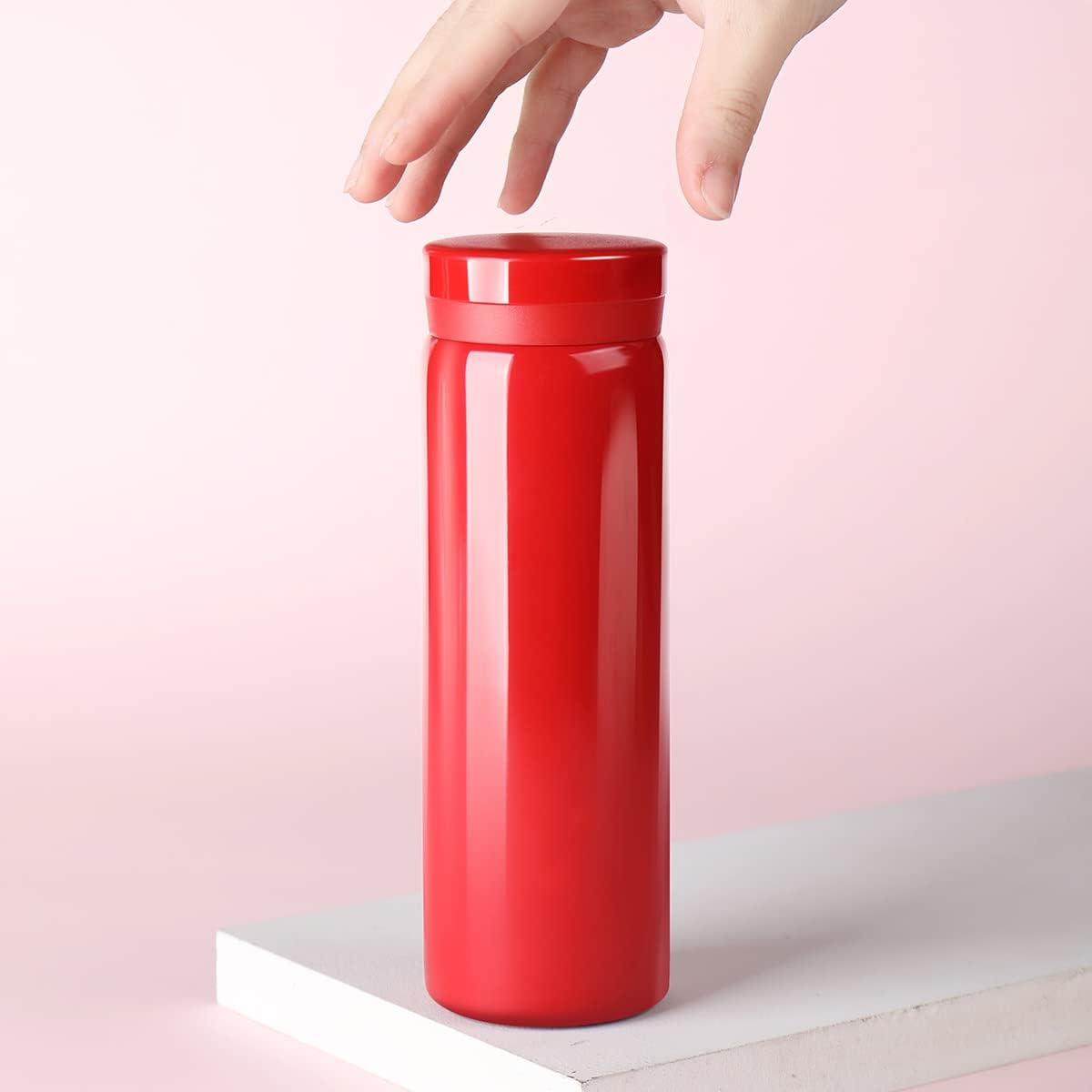 10oz Mini Water Bottle Stainless Steel Thermos Small Flask - Insulated Vacuum, Leak Proof, Keeps