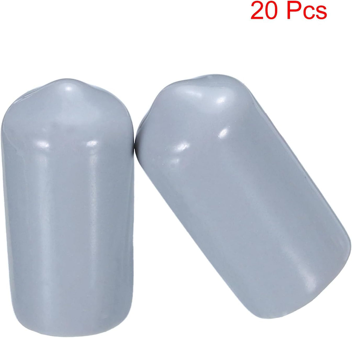 uxcell 20pcs Rubber End Caps 10mm(3/8") ID Vinyl PVC Round Tube Bolt Cap Cover Screw Thread