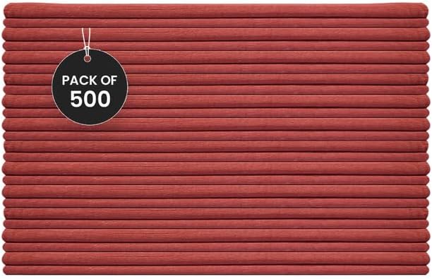 Shop Towels (Red, 500-Pack) - Bulk Cleaning Towel in a Bag, Mechanic Cotton Wipes for Car