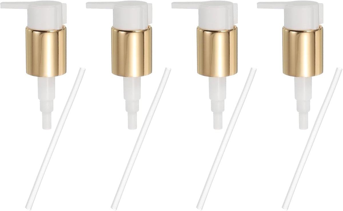 uxcell 4 Pcs Soap Dispenser Pump Heads, Hand Soap Dispensers Top Pumps Replacement Clip-on Pumphead