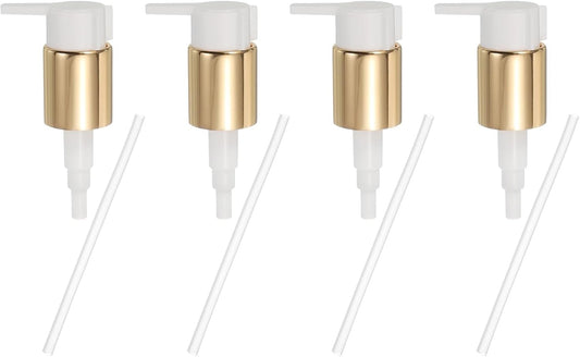 uxcell 4 Pcs Soap Dispenser Pump Heads, Hand Soap Dispensers Top Pumps Replacement Clip-on Pumphead