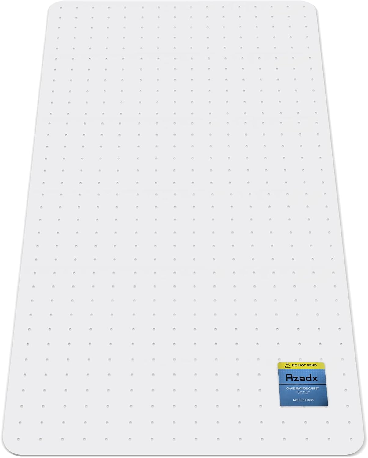 Azadx Heavy Duty Office Chair Mat for Carpet 32" x 55" Hard Material Chair Mat for Carpeted Floor