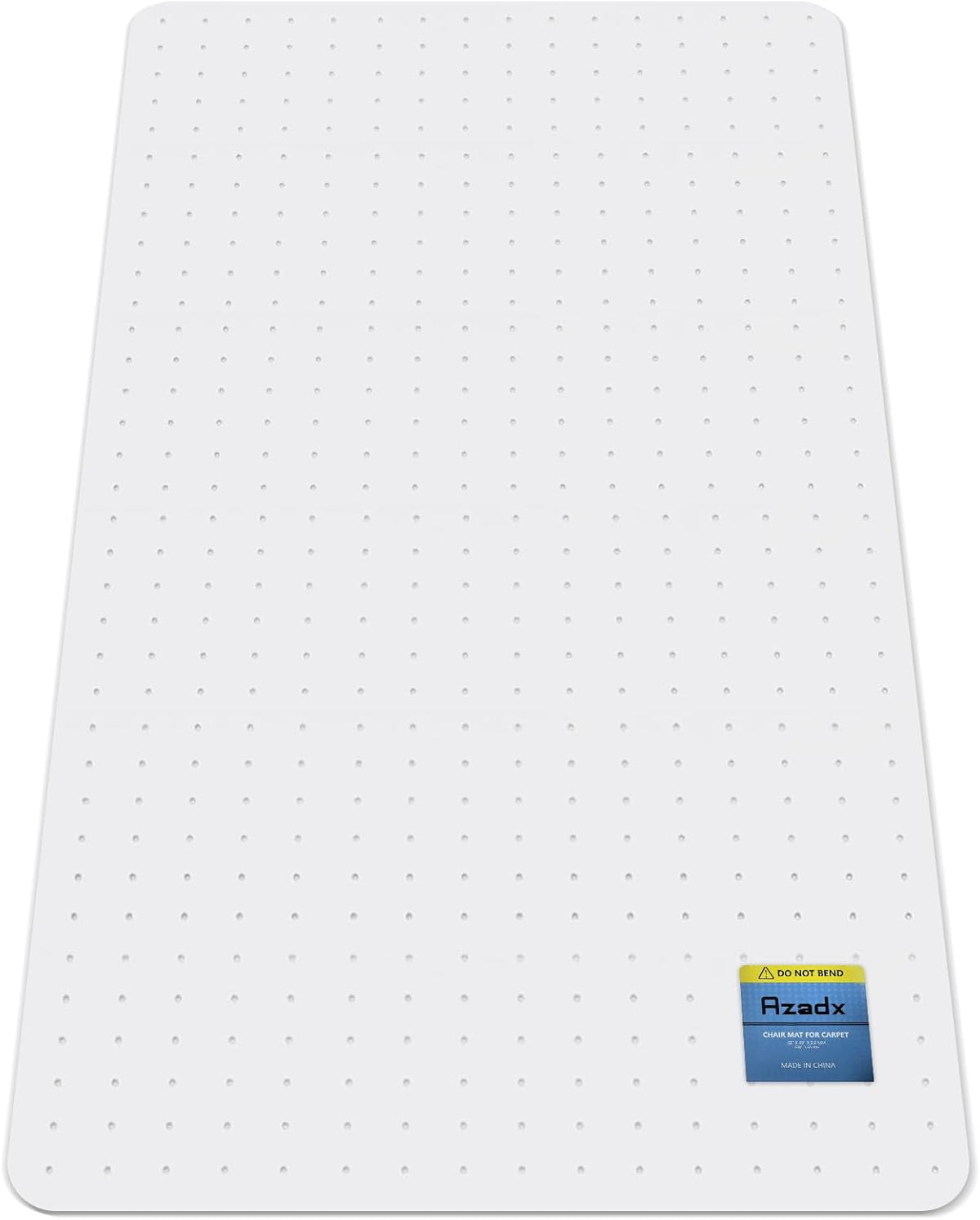 Azadx Heavy Duty Office Chair Mat for Carpet 32" x 55" Hard Material Chair Mat for Carpeted Floor