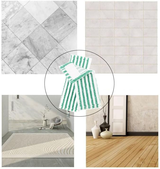 2 Pack Replacent Mop Refills Compatible with Libman Wet & Dry Microfiber Mop,Reusable Washable