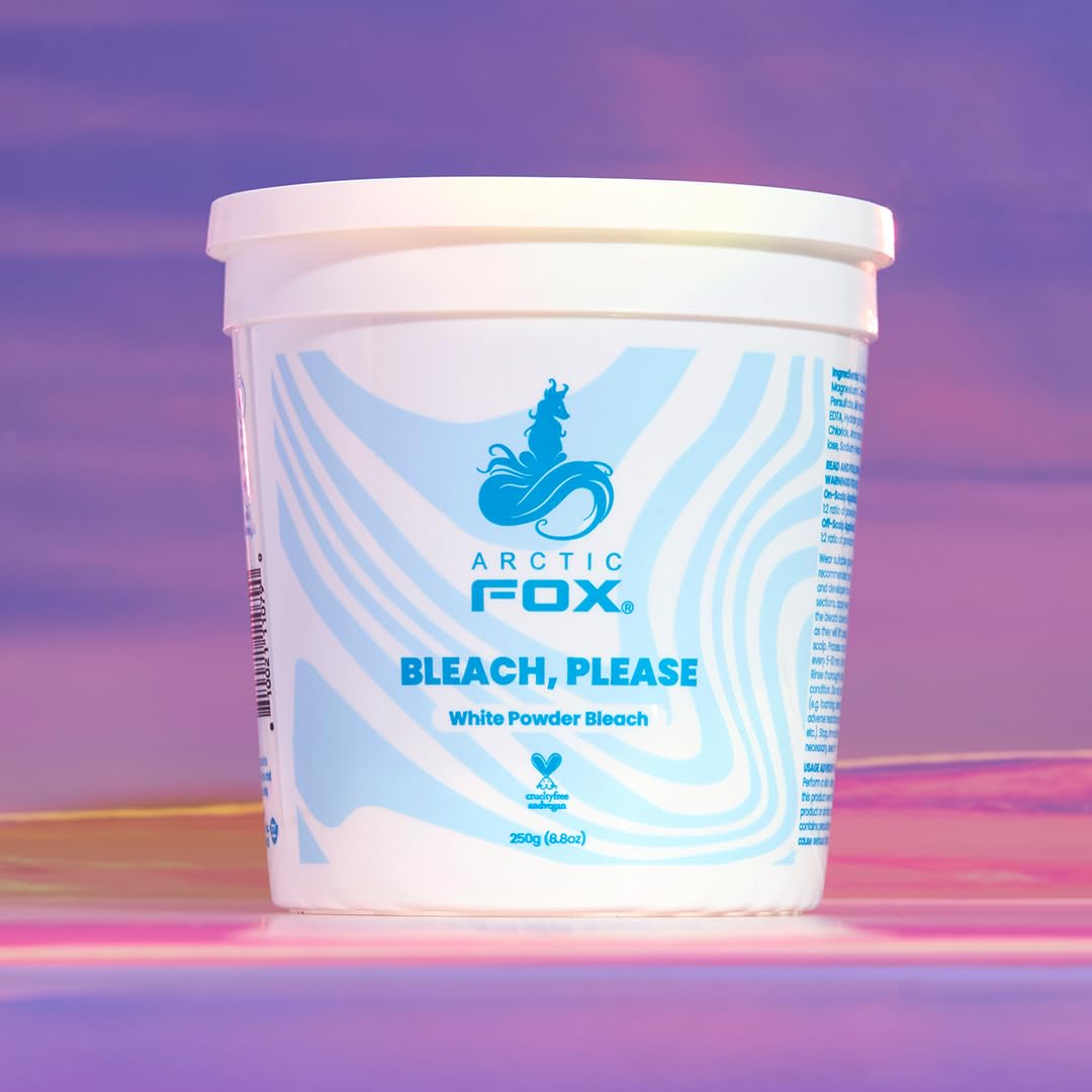 ARCTIC FOX Bleach Please, White Powder Bleach 8.8 oz Tub (0.5 lb) Perfect for bleach bosses with
