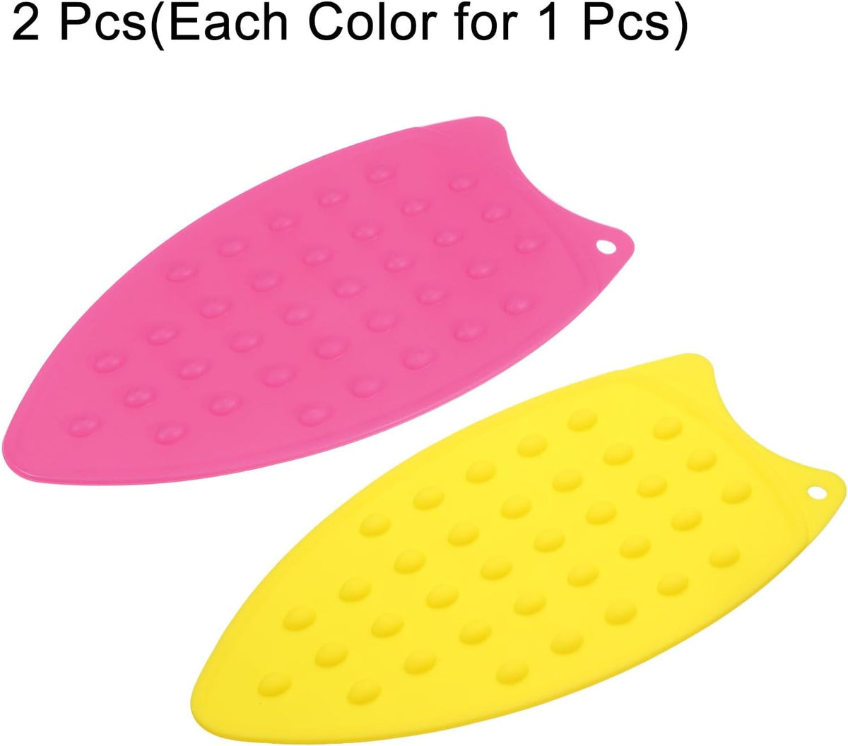 HARFINGTON 2pcs Silicone Iron Rest Pad, Multipurpose Iron Hot Resistant Mat Iron Rest Plate for