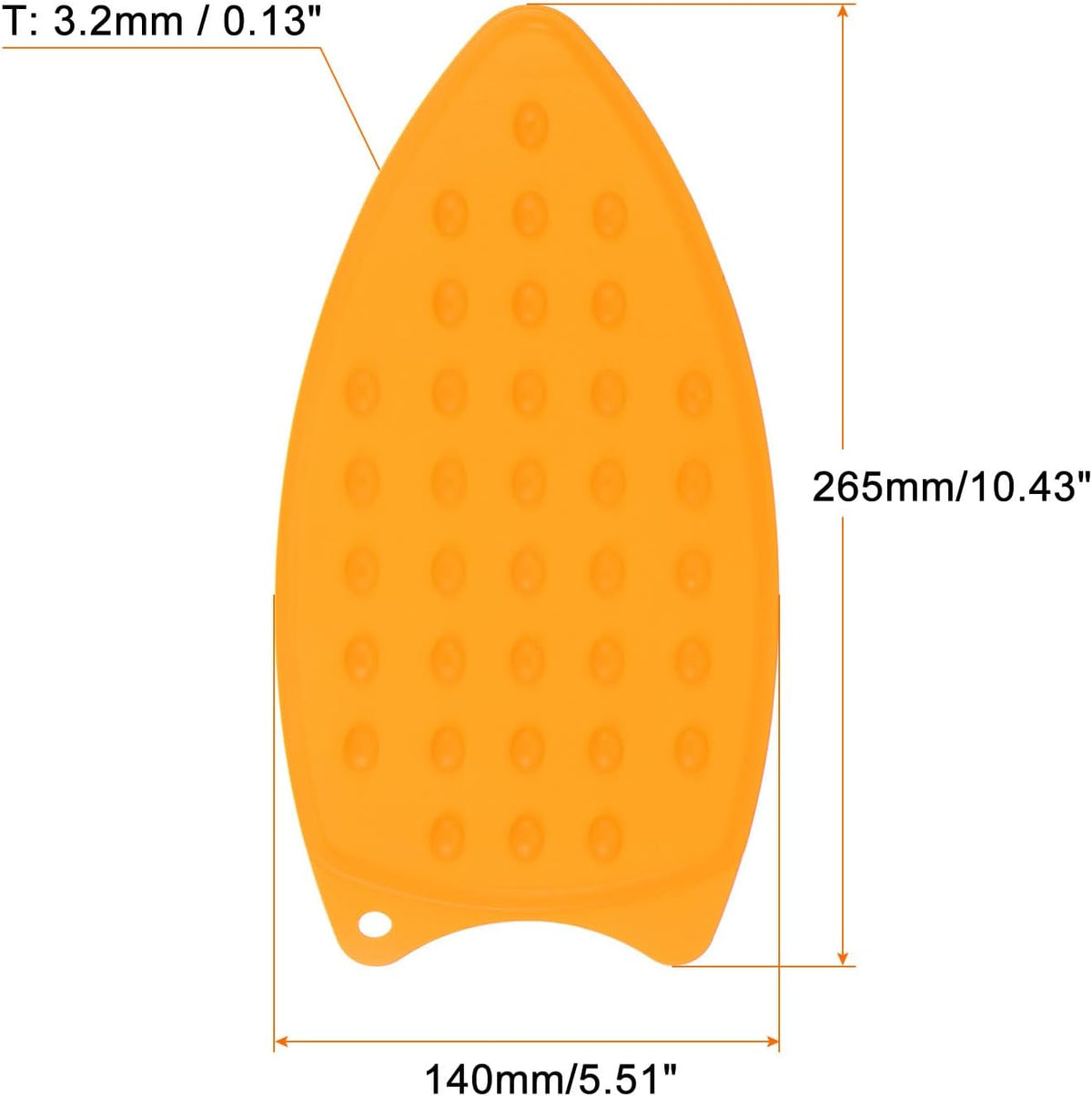 HARFINGTON Silicone Iron Rest Pad, Multipurpose Iron Hot Resistant Mat Iron Rest Plate for Ironing