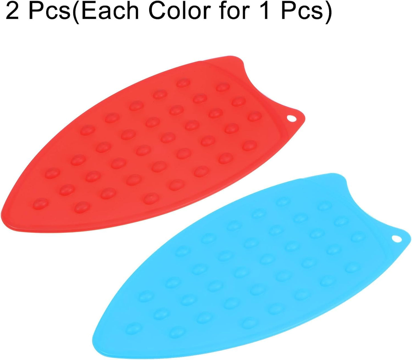 HARFINGTON 2pcs Silicone Iron Rest Pad, Multipurpose Iron Hot Resistant Mat Iron Rest Plate for