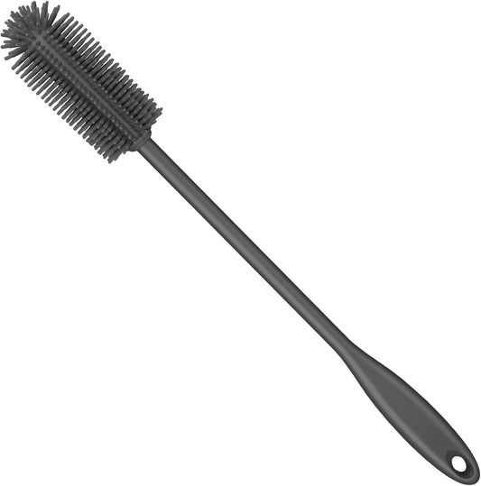 Silicone Bottle Brush, Water Bottle Cleaner Brush with Long Handle, Perfect for Cleaning Narrow