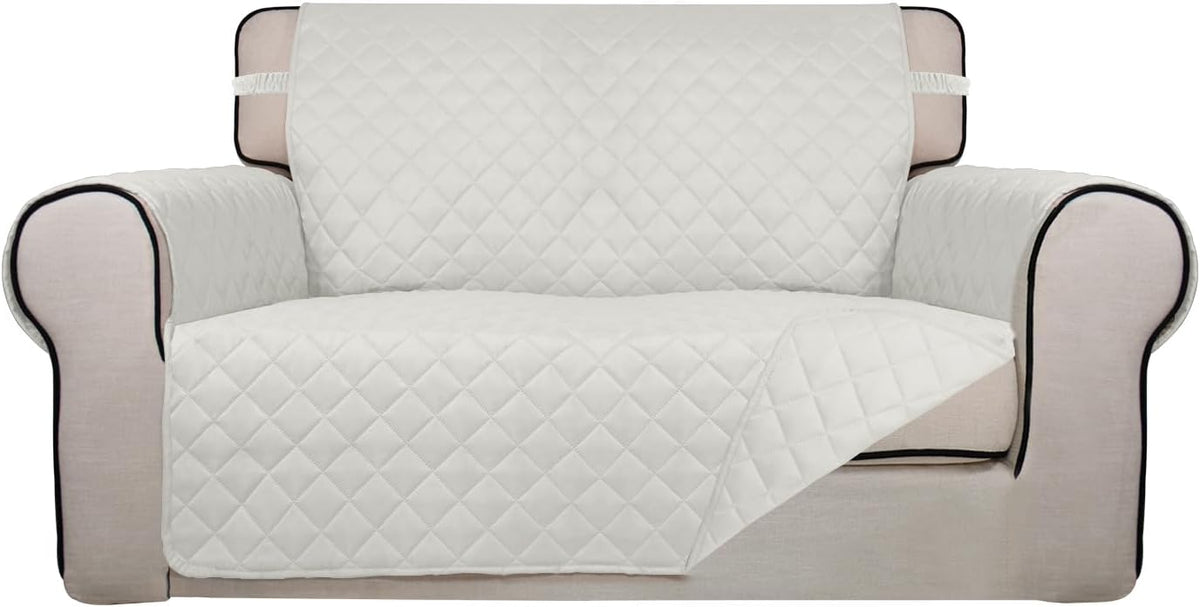 PureFit Reversible Quilted Sofa Cover, Water Resistant Slipcover Furniture Protector, Washable