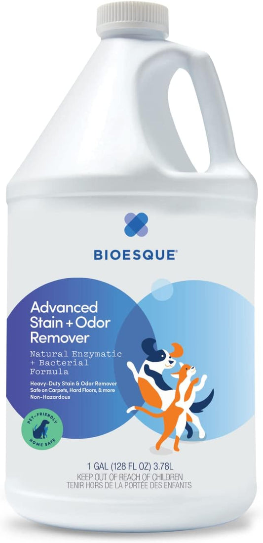 Bioesque Advanced Stain + Odor Remover, Pet-Friendly Natural Enzymatic & Bacterial Formula