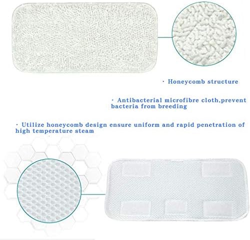 Sienna Luna Replacement Pads Microfiber Mop Pads Fit for Steamer Head SSM-3006 Series Hard Floor