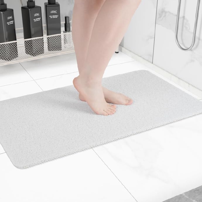 Non-Slip Bathtub Mat, Anti Slip Shower Mat, Fast Drying Bathtub Mats, Foot Scrubber Mat, Anti Slip