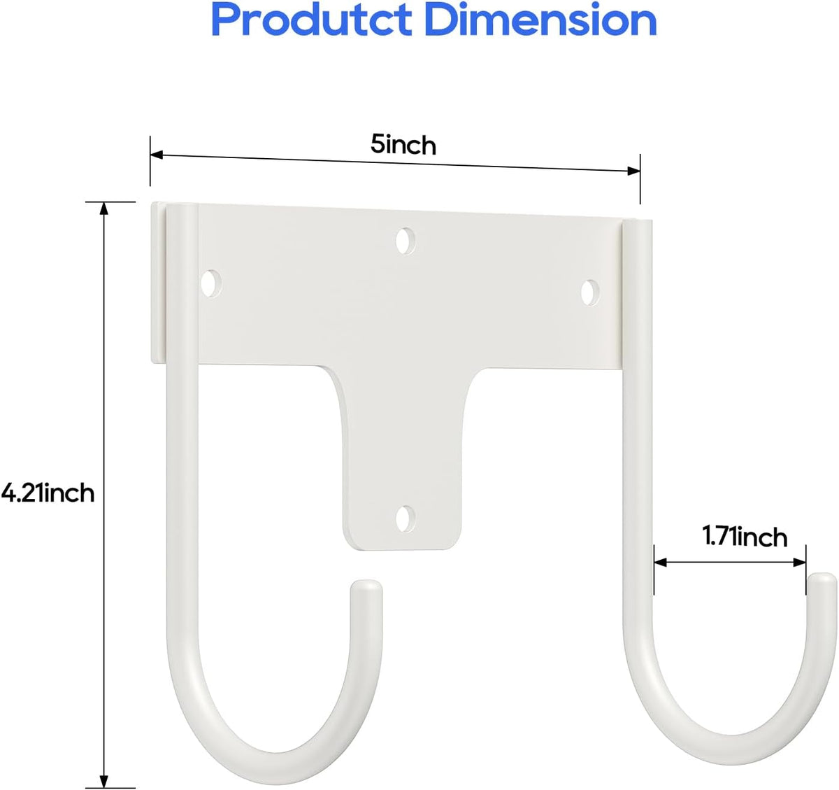 ORLESS Ironing Board Holder Wall Mount, Ironing Board Hanger, Ironing Board Holder, Iron Board Hook