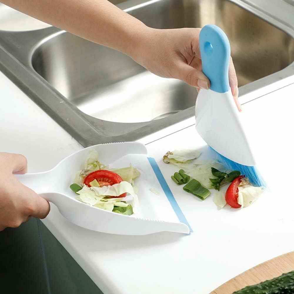 Dust pan Broom Brush Dustpan - Small Broom and Dustpan Set,Mini Broom and Dustpan,Small Dustpan and