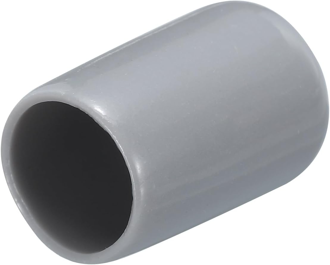 uxcell 20pcs Rubber End Caps 12mm(1/2") ID Vinyl PVC Round Tube Bolt Cap Cover Screw Thread
