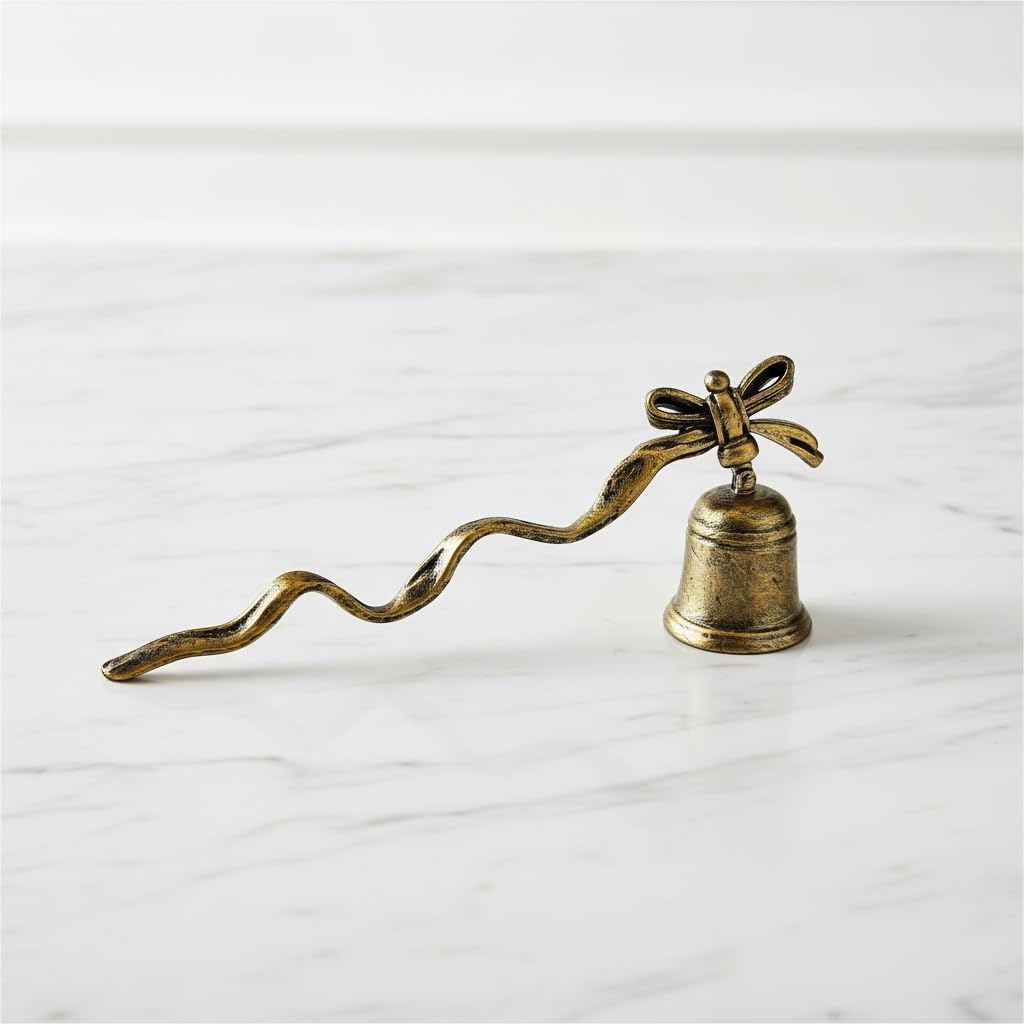 ZOOYOO Candle Snuffer,Vintage Candle Extinguisher Snuffers with Long Handle,Unique Candle Tool for