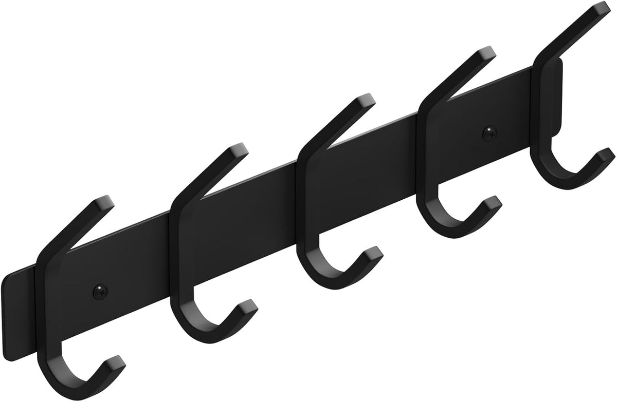 VAEHOLD Wall Hooks, Heavy Duty Aluminum Towel Hooks for Hanging Coat, Hat, Key, Clothes, Closet