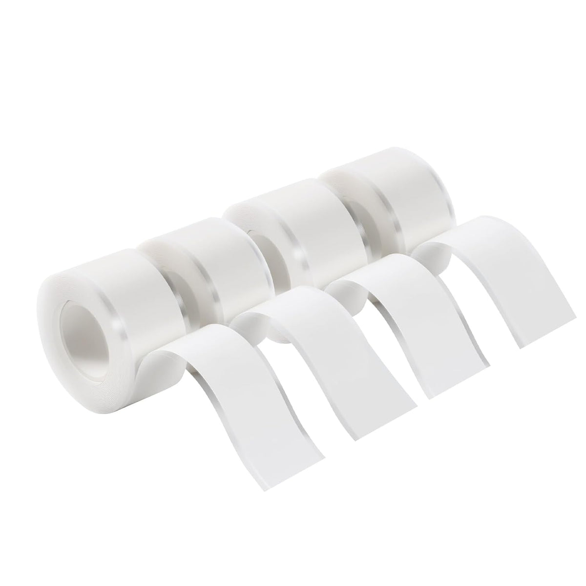 Self Fusing Silicone Tape 4 Rolls 1 in x 10' White Waterproof Rescue Tape Rubber Leak Silicone