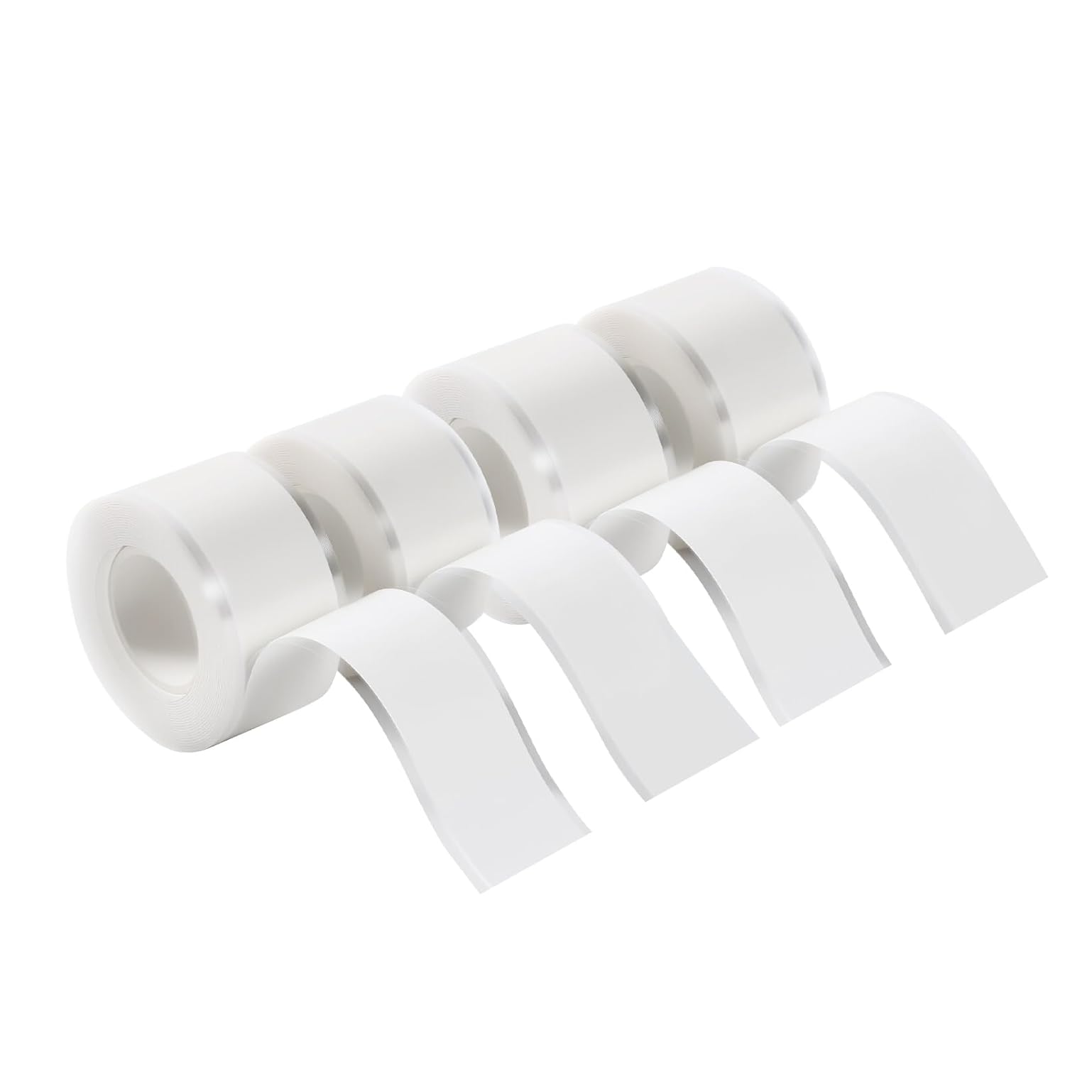 Self Fusing Silicone Tape 4 Rolls 1 in x 10' White Waterproof Rescue Tape Rubber Leak Silicone