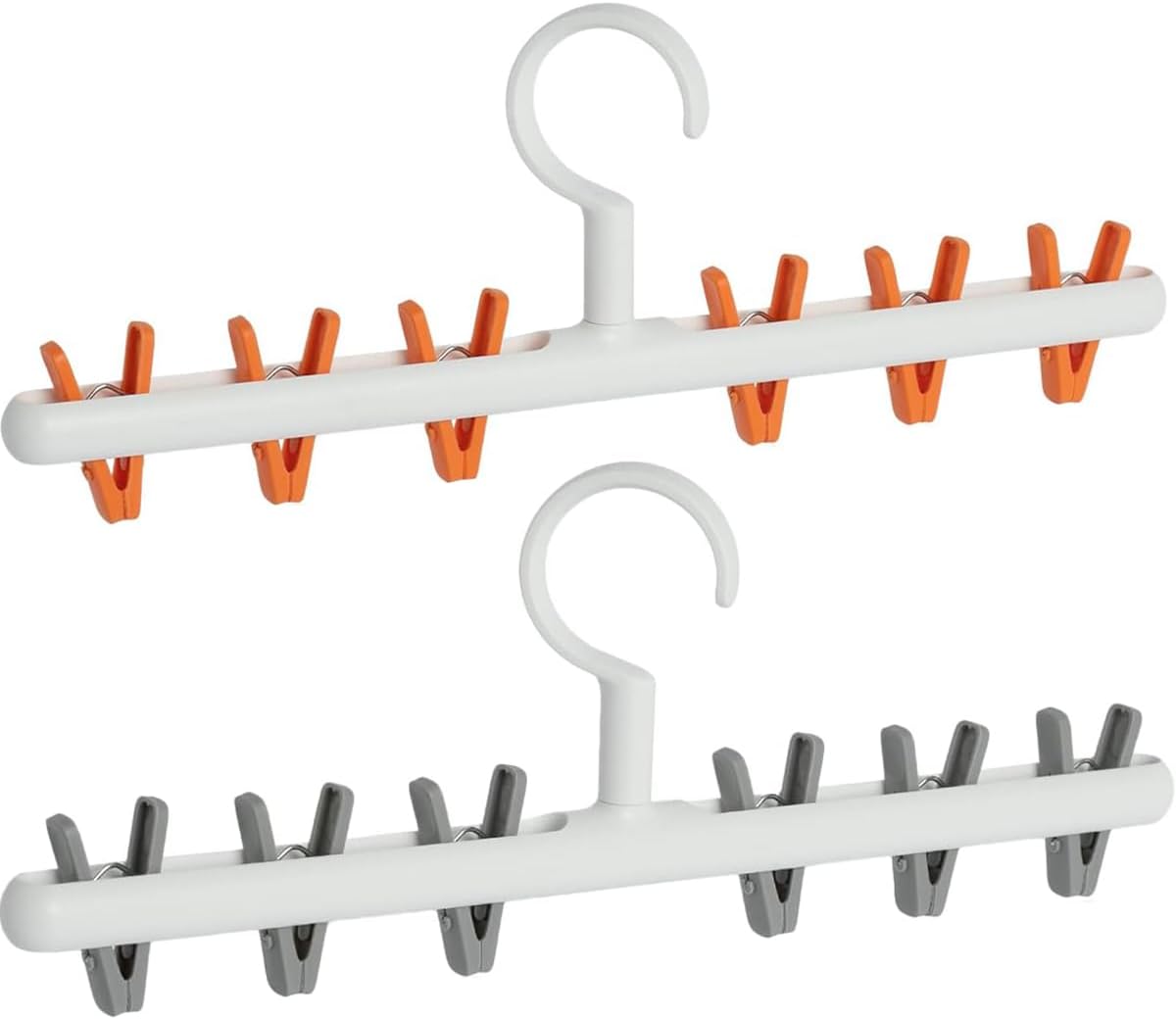 Clothes Hanger 2 Pack Clothes Drying Racks Windproof for Drying Socks Bras Underwears Baby Clothes