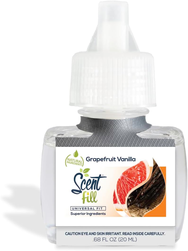 Summer Scent Fill Plug in Air Freshener Kit (Cucumber Melon, Grapefruit Vanilla, Island Essence