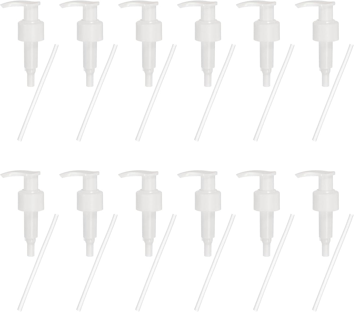 uxcell 12 Pcs Soap Dispenser Pump Heads Soap Dispensers Top Pumps Replacement Switch Pumphead for