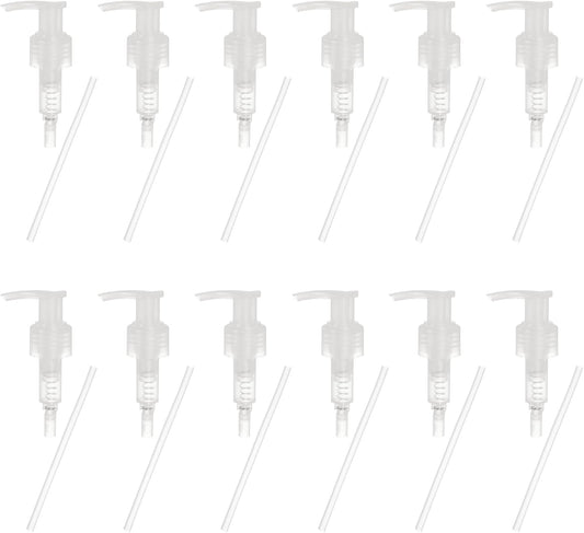 uxcell 12 Pcs Soap Dispenser Pump Heads Soap Dispensers Top Pumps Replacement Switch Pumphead for