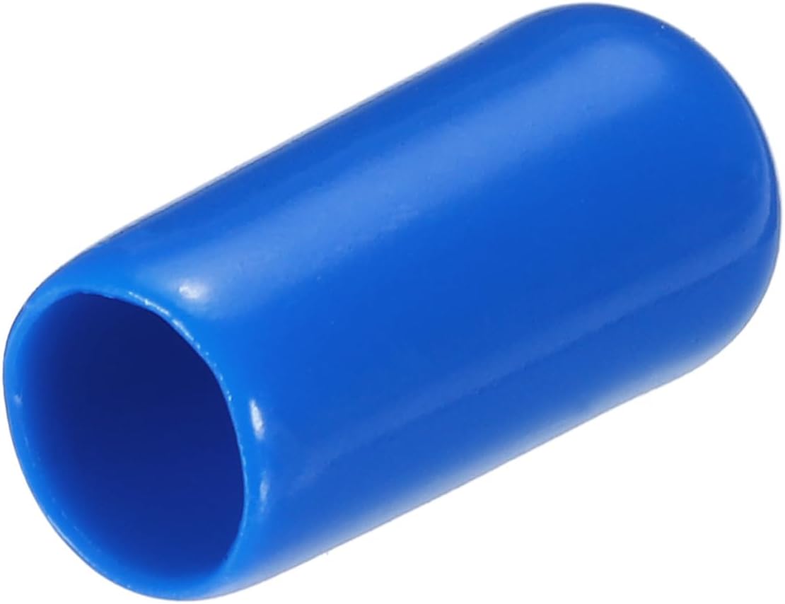 uxcell 20pcs Rubber End Caps 6.5mm ID Vinyl PVC Round Tube Bolt Cap Cover Screw Thread Protectors