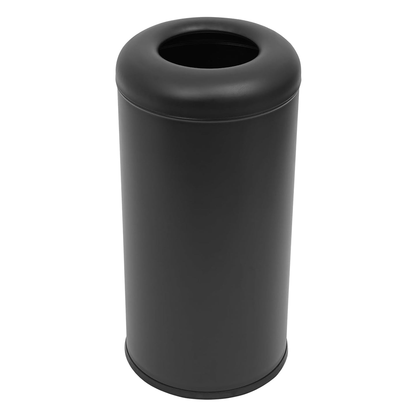 58.6 Liter / 15.48 Gallon Commercial Open Top Trash Can White Stainless Steel Trash Can Outdoor