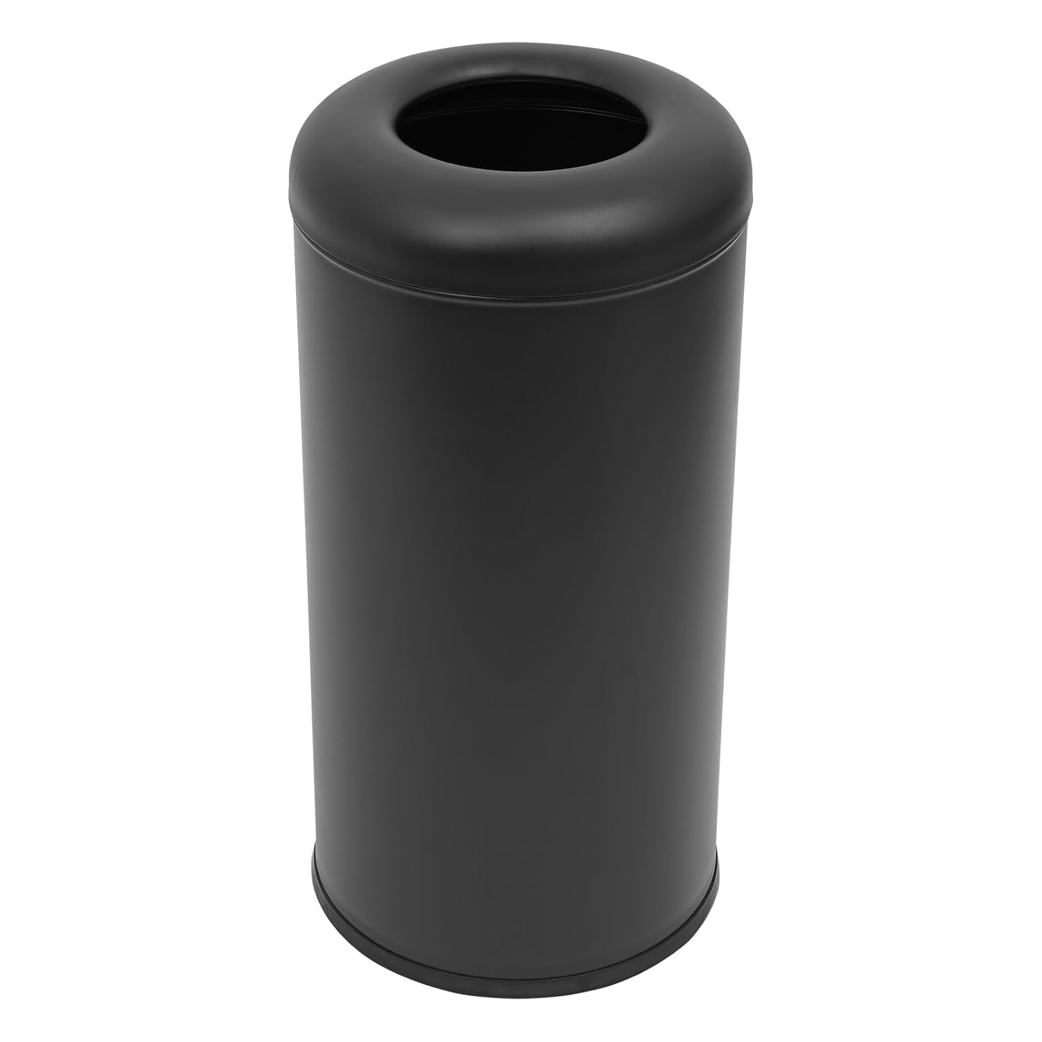 58.6 Liter / 15.48 Gallon Commercial Open Top Trash Can White Stainless Steel Trash Can Outdoor