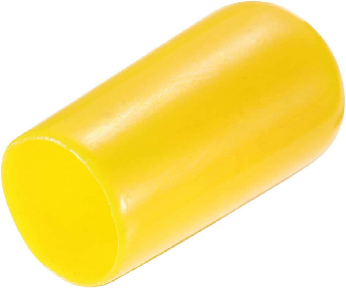 uxcell 20pcs Rubber End Caps 9.5mm(3/8") ID Vinyl PVC Round Tube Bolt Cap Cover Screw Thread