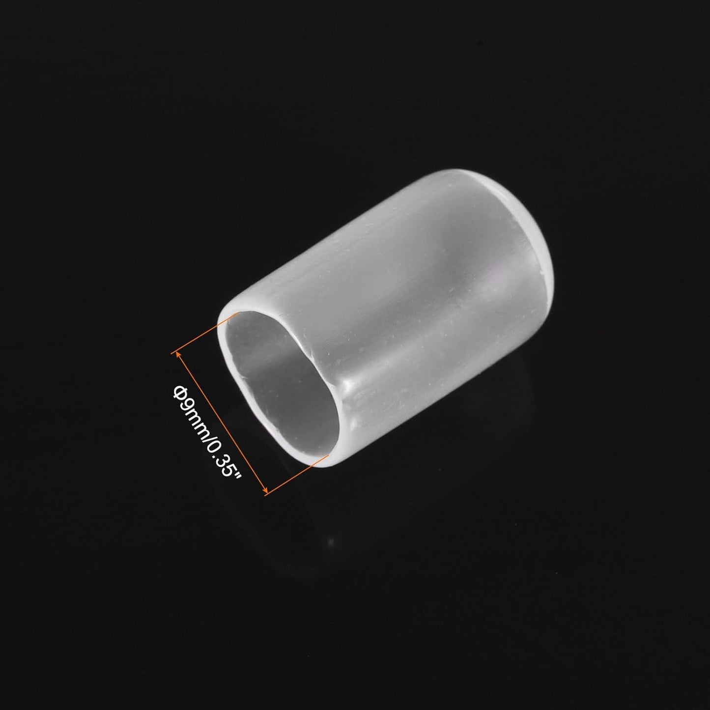 uxcell 20pcs Rubber End Caps 9mm ID Vinyl PVC Round Tube Bolt Cap Cover Screw Thread Protectors