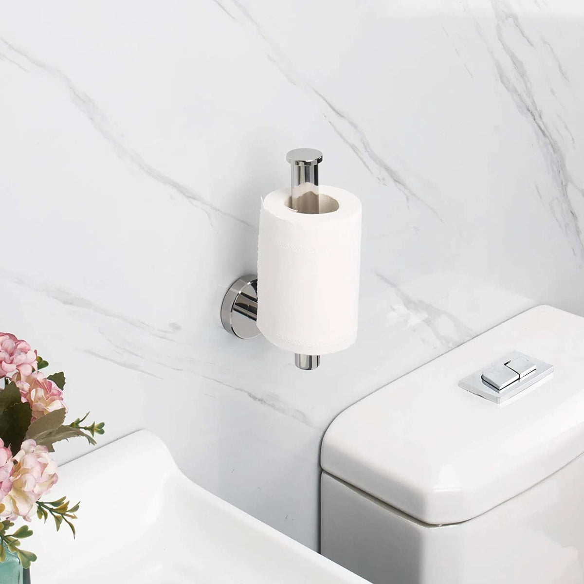 NearMoon Bathroom Toilet Paper Holder, Premium SUS304 Stainless Steel Rustproof Wall Mounted Toilet