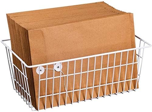 Slideep Farmhouse Freezer Baskets Organizer Storage Bins Large Organizer Baskets for Storage