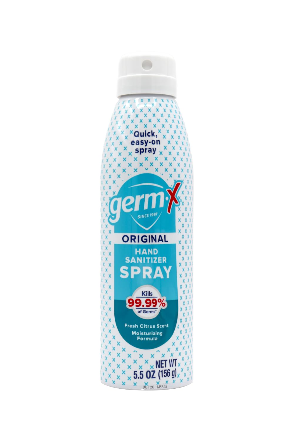 Germ-X Hand Sanitizer Spray, Non-Drying & Moisturizing with Vitamin E, Instant and No Rinse
