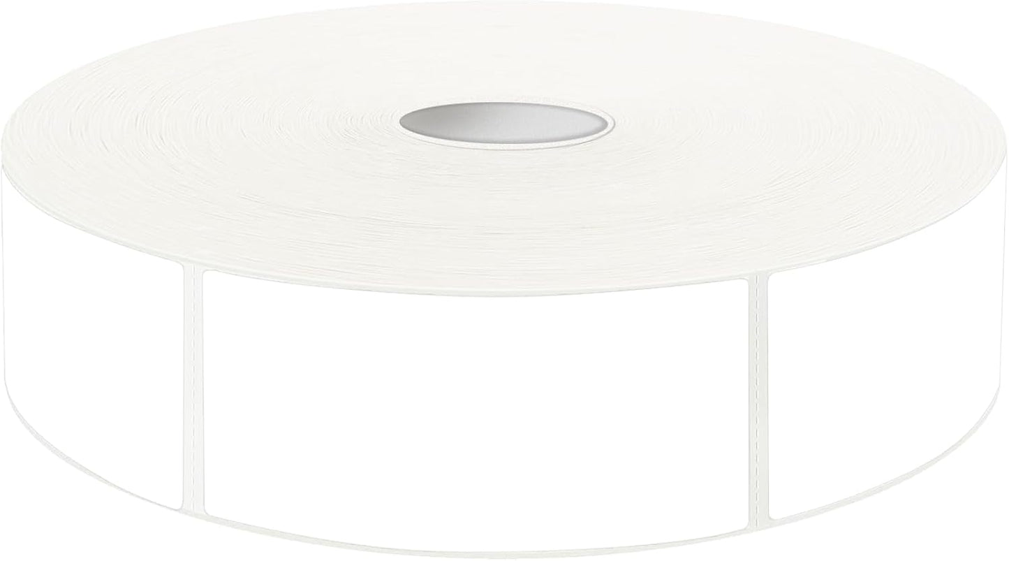 1200 Blank Removable Freezer Labels Water Oil Resistant with Perforation Line for Food Containers
