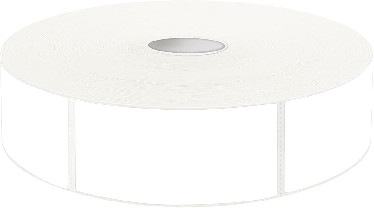 1200 Blank Removable Freezer Labels Water Oil Resistant with Perforation Line for Food Containers
