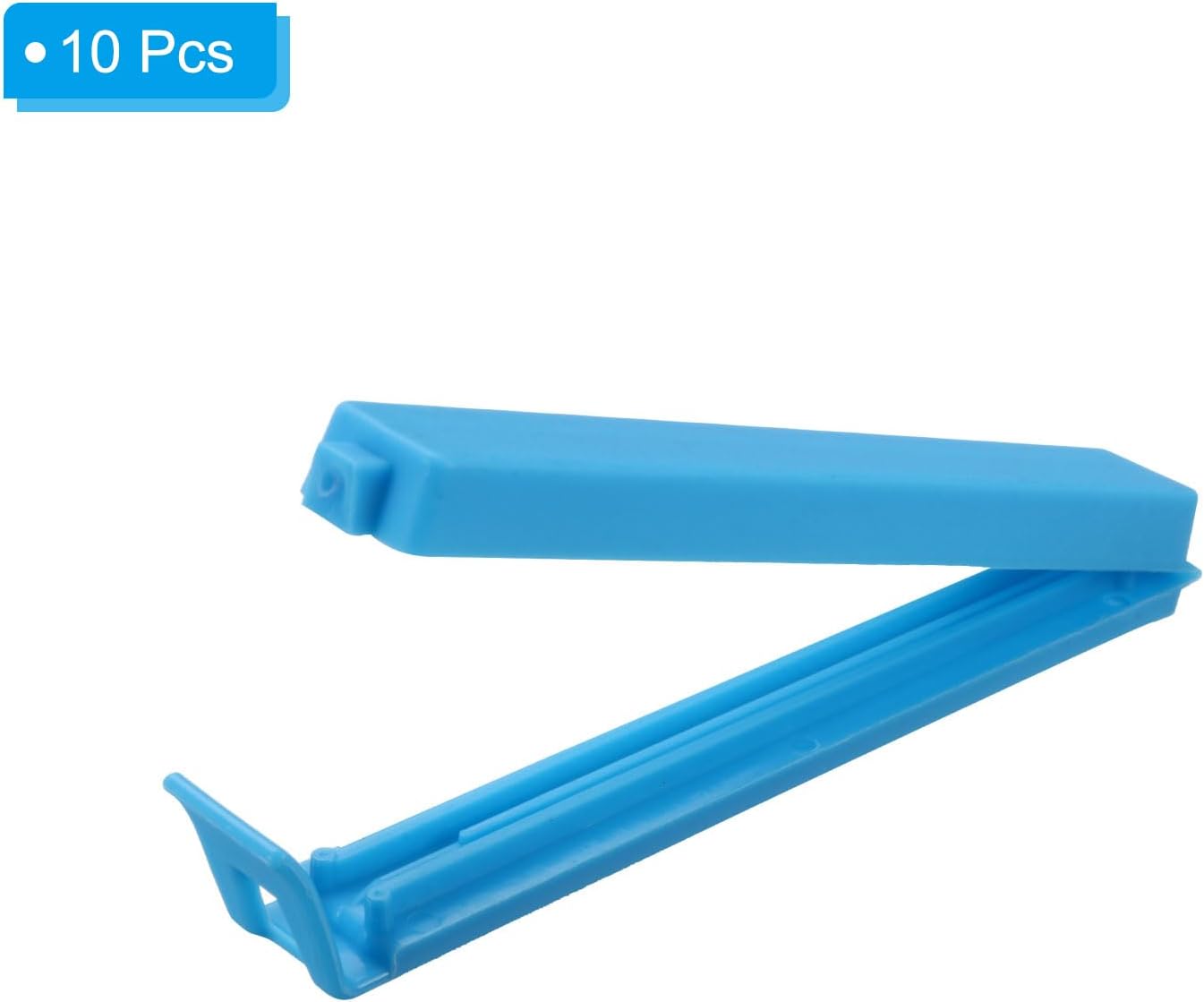 PATIKIL Sealing Clips 4.3 Inch, 10 Pack Reusable Plastic Bag Clip Clamp Sealer for Food Storage