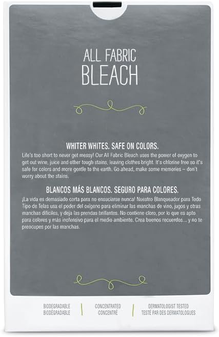 All Fabric Bleach Powder Chlorine-Free 35.2 Oz & 4-in-1 Fabric Softener Dryer Sheets 6.4"x9" 500