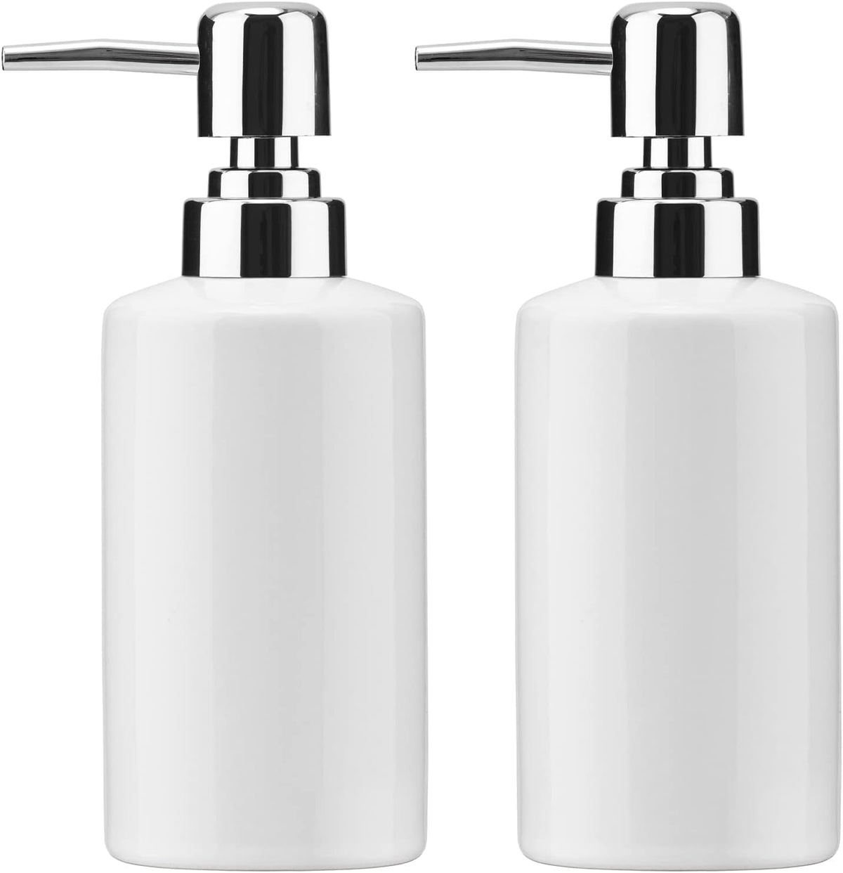 FE Soap Dispenser, 300ml/10oz Ceramic Liquid Soap Pump Dispenser, Refillable Dish Soap Dispenser