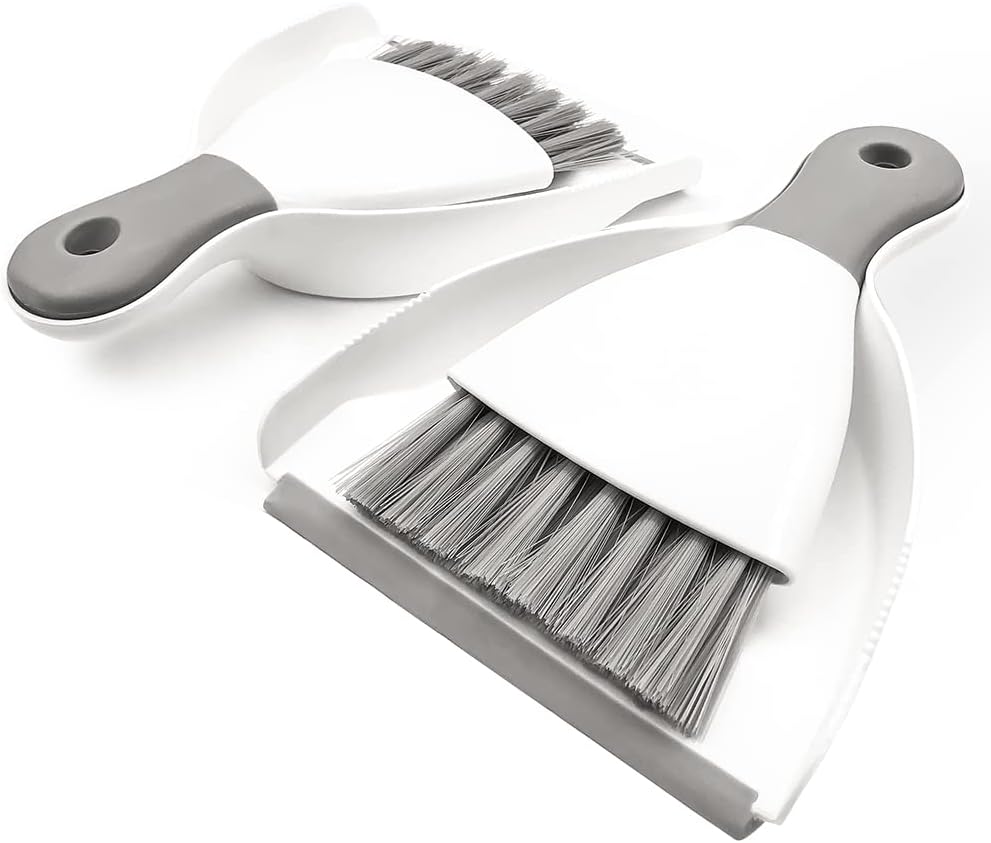 Small Dust Pan and Brush Broom - Dust Pan and Brush Set, Small Dustpan and Brush Set, Hand Broom