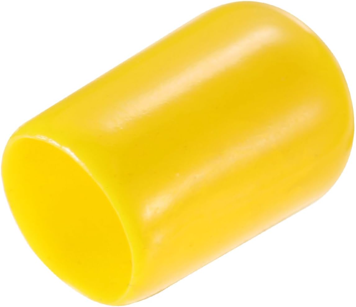 uxcell 20pcs Rubber End Caps 9mm ID Vinyl PVC Round Tube Bolt Cap Cover Screw Thread Protectors